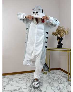 Кигуруми кот чио материал велсофт