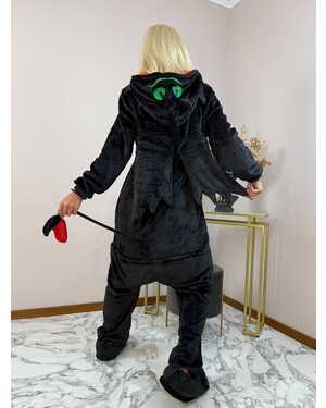 Кигуруми беззубик материал велсофт Размер S(140-150см) , М(150-160см) , L(160-170см), XL(175-185см)