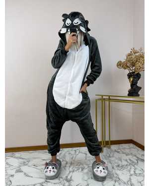 Кигуруми волк материал велсофт Размер S(140-150см), М(150-160см),L(160-170см),XL(175-185 см)