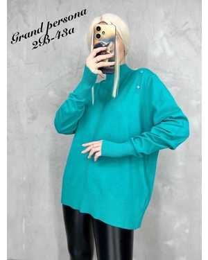 Женская кофта. Ткань: трикотаж (машинная вязка)