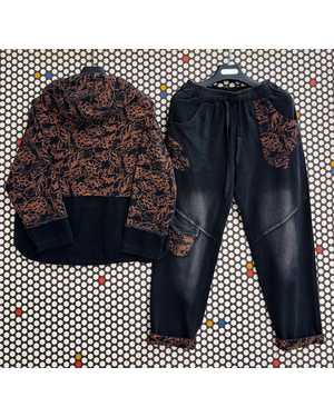 ЖЕНСКИЙ КОСТЮМ ТКАНЬ 95% СОТОН + 5% ПОЛИЭСТЕР