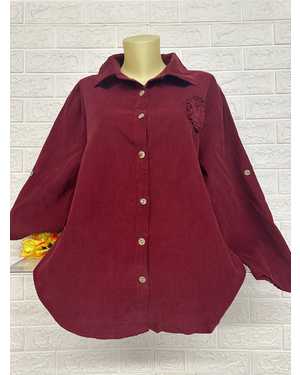 РУБАШКА ТКАНЬ ВЕЛЬВЕТ