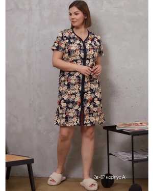 ХАЛАТА В РАЗМЕР ТКАНЬ ХЛОПОК