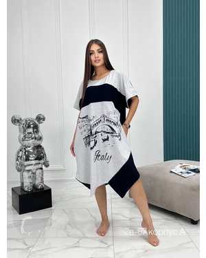 ТУНИКА В РАЗМЕР ТКАНЬ ХЛОПОК