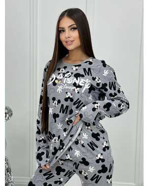 ПИЖАМА С НАЧЁСОМ В РАЗМЕР ТКАНЬ 100% ХЛОПОК