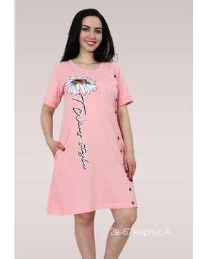 ТУНИКА В РАЗМЕР ТКАНЬ ХЛОПОК