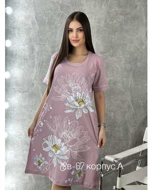 ТУНИКА В РАЗМЕР ТКАНЬ ХЛОПОК