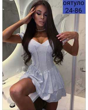 ПЛАТЬЕ ТКАНЬ ЛЮРЕКС