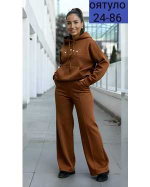 ЖЕНСКИЙ КОСТЮМ ТКАНЬ ТРОЁ НИТКА С НАЧЁСОМ