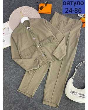 ЖЕНСКИЙ КОСТЮМ ДВОЙКА ТКАНЬ КАШЕМИР ЁЛКА