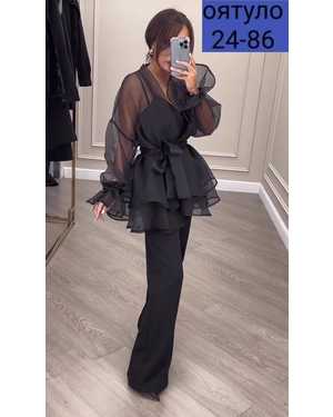 ЖЕНСКИЙ КОСТЮМ ТРОЙКА ТКАНЬ БАРБИ