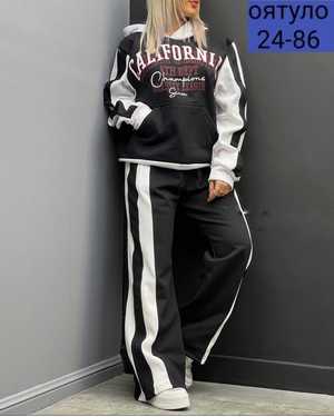 КОСТЮМ В РАЗМЕР ТКАНЬ ФЛИС С НАЧЁСОМ