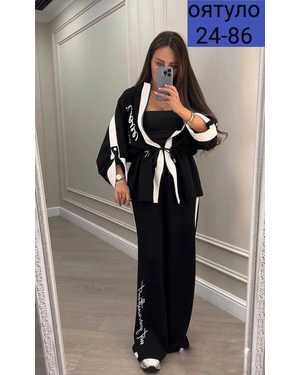 ЖЕНСКИЙ КОСТЮМ ДВОЙКА ТКАНЬ ТРИКОТАЖ