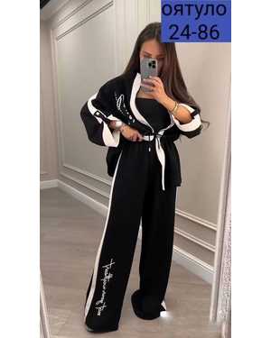ЖЕНСКИЙ КОСТЮМ ДВОЙКА ТКАНЬ ТРИКОТАЖ
