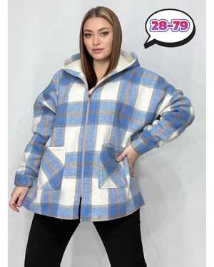 КОФТА В РАЗМЕР ТКАНЬ С МЕХОМ