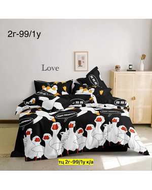 Комплект постельного белья Ткань поплин(возможно замена на похожее)