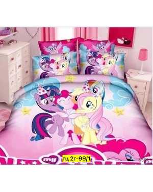 Комплект детского постельного белья Ткань - Сатин Плотность 95 гр(возможно замена на похожее)