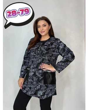 ТУНИКА В РАЗМЕР ТКАНЬ ТРИКОТАЖ