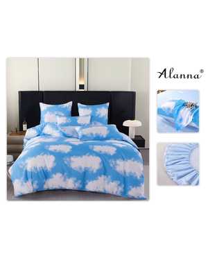 Комплект постельного белья от фирмы Alanna Ткань: Сатин Простыня на резинке по кругу Высота борта 25см Плотность ткани: 140гр(возможно замена на похожее)