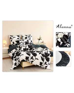 Комплект постельного белья от фирмы Alanna Ткань: Сатин Простыня на резинке по кругу Высота борта 25см Плотность ткани: 140гр(возможно замена на похожее)