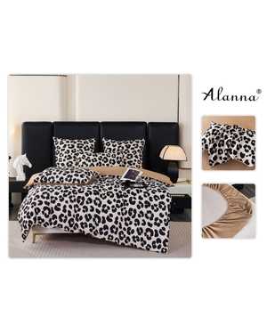 Комплект постельного белья от фирмы Alanna Ткань: Сатин Простыня на резинке по кругу Высота борта 25см Плотность ткани: 140гр(возможно замена на похожее)