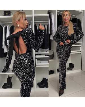 ПЛАТЬЕ ТКАНЬ ПАЙЕТКА НА ПОДКЛАД