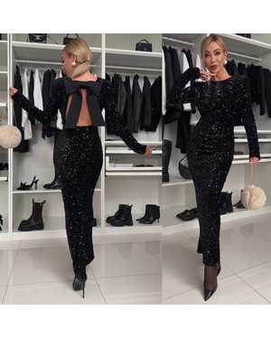 ПЛАТЬЕ ТКАНЬ ПАЙЕТКА НА ПОДКЛАД