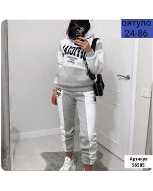 ЖЕНСКИЙ КОСТЮМ ДВОЙКА ТКАНЬ ФЛИС С НАЧЁСОМ