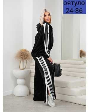 ЖЕНСКИЙ КОСТЮМ ДВОЙКА ТКАНЬ ВЕЛЮР