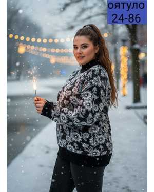 СВИТЕР ТКАНЬ ШЕРСТЯНОЙ ТЁПЛЫЙ КАШЕМИР