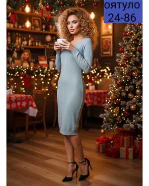 ПЛАТЬЕ ТКАНЬ ВЯЗАНАЯ ТКАНЬ С НИТЬЮ ЛЮРЕКС