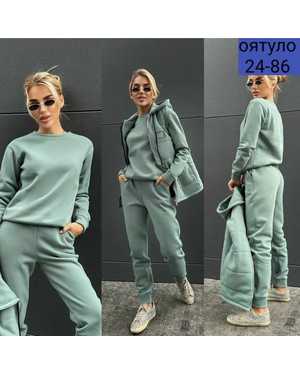 ТРОЙКА ТКАНЬ 3-Х НИТКА НА ФЛИСЕ