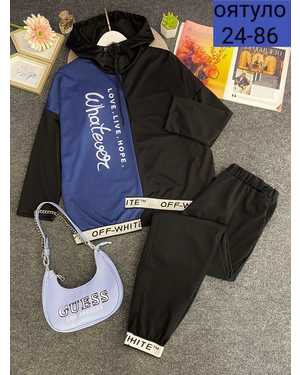 ЖЕНСКИЙ КОСТЮМ ДВОЙКА ТКАНЬ ТРИКОТАЖ