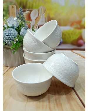 Салатник 300 мл, фарфор 6 штук Материал: фарфор. Цвет: белый. Обьем: 300 мл.