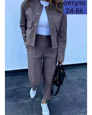 ЖЕНСКИЙ КОСТЮМ ДВОЙКА ТКАНЬ КАШЕМИР ЁЛКА