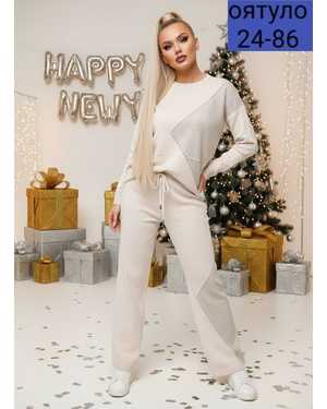 ЖЕНСКИЙ КОСТЮМ ДВОЙКА ТКАНЬ КАШЕМИР С СТРАЗАМИ