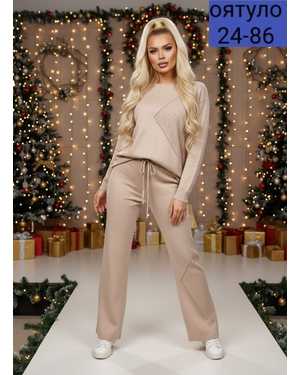 ЖЕНСКИЙ КОСТЮМ ДВОЙКА ТКАНЬ КАШЕМИР С СТРАЗАМИ