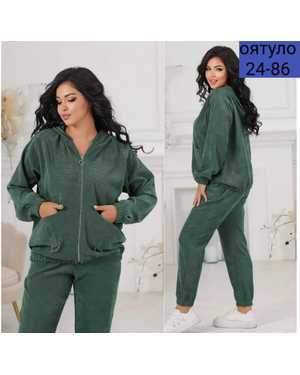 ЖЕНСКИЙ КОСТЮМ ДВОЙКА ТКАНЬ ВЕЛЬВЕТ