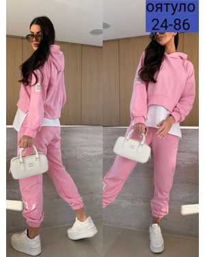 ЖЕНСКИЙ КОСТЮМ ДВОЙКА ТКАНЬ ТРИКОТАЖ + ЛАЙТ