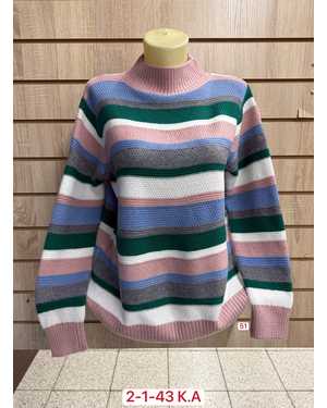 СВИТЕР ТКАНЬ 60% WOOL, 30% COTTON, 10% ELASTANE