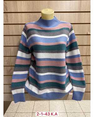 СВИТЕР ТКАНЬ 60% WOOL, 30% COTTON, 10% ELASTANE