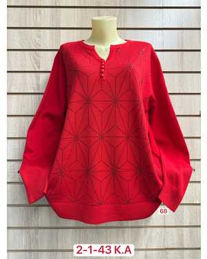 СВИТЕР ТКАНЬ 80% COTTON, 20% ELASTANE