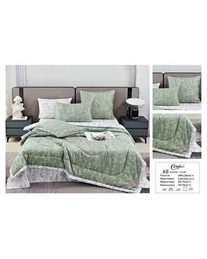 Комплект постельного белья с готовым одеялом от фирмы Candie's Вид ткани: Сатин Хлопок Наполнитель одеяло: 100% шелк Тусса(возможно замена на похожее)