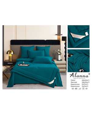 Комплект постельного белья с готовым одеялом. Ткань бархатный Сатин(возможно замена на похожее)