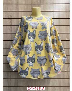 СВИТЕР ТКАНЬ ХЛОПОК, КАШЕМИР, ЭЛАСТАН, АНГОРА