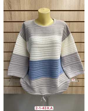 СВИТЕР ТКАНЬ 50% CASHMERE, 28% WOOL, 17% COTTON, 5% ELASTANE