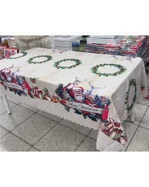 Новогодняя Скатерть Размер 150 на 220см