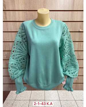 СВИТЕР ТКАНЬ 60% WOOL, 30% COTTON, 10% ELASTANE