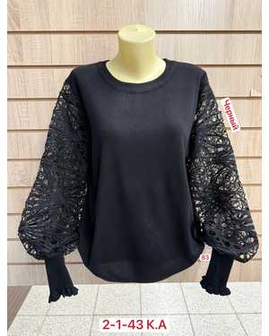 СВИТЕР ТКАНЬ 60% WOOL, 30% COTTON, 10% ELASTANE