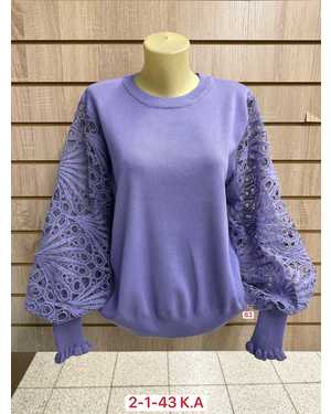 СВИТЕР ТКАНЬ 60% WOOL, 30% COTTON, 10% ELASTANE